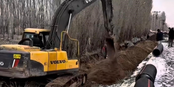 Patnos Belediyesi saha çalışmalarını sürdürüyor