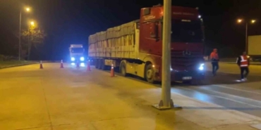 Plakalarını kapatarak kantara girmeyen 6 tıra 461 bin TL’yi aşkın ceza