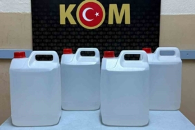 Polis kaçak alkol üretiminde kullanılan etil alkol ele