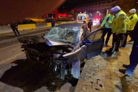 Polisten kaçan alkollü sürücü kaza yapınca yakalandı