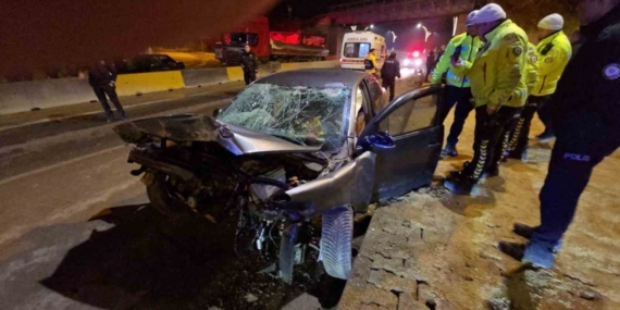 Polisten kaçan alkollü sürücü kaza yapınca yakalandı