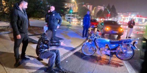 Polisten kaçan motosiklet sürücüsüne 82 bin lira ceza