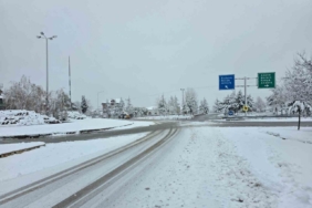 Pozantı’da kar yağışı etkili oldu