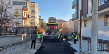 Pursaklar Belediyesi konforlu yollar için çalışmalara hız kesmeden devam ediyor