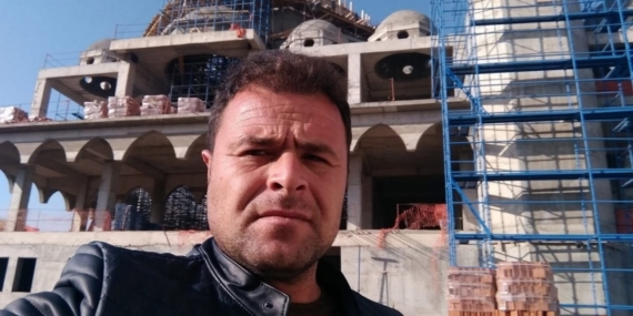 Ravza Camii yapımında iskeleden düşen işçi hayatını kaybetti