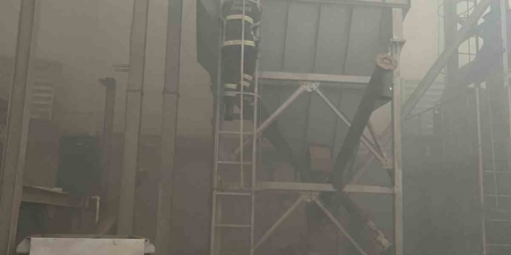 Reyhanlı’da fabrika yangını