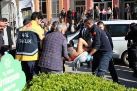 Saldırı anı an be an güvenlik kamerasına yansıdı