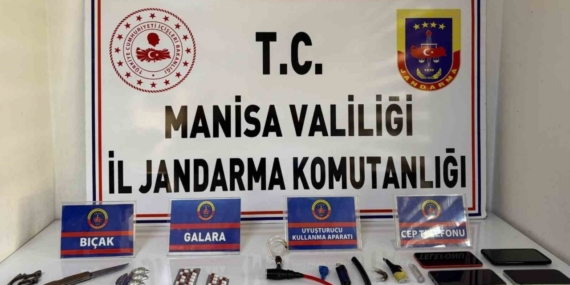 Salihli’de ikamete uyuşturucu operasyonu