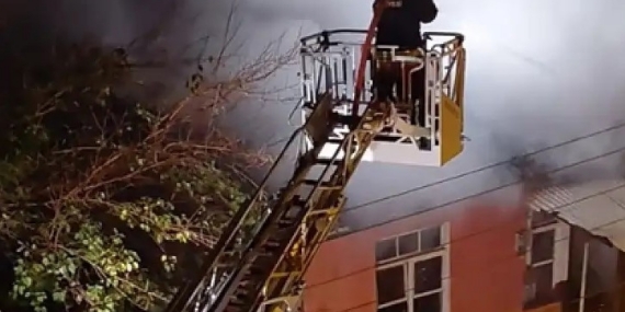 Samsun’da iki katlı evde yangın: 1 ölü