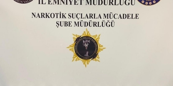 Samsun’da uyuşturucu operasyonu: 3 bin 920 adet sentetik ecza hap ele geçirildi