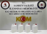 Samsun’da yılbaşı öncesi kaçak alkol operasyonu