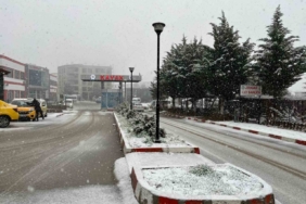 Samsun’un Kavak ilçesi beyaza büründü
