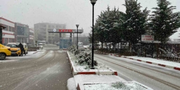 Samsun’un Kavak ilçesi beyaza büründü