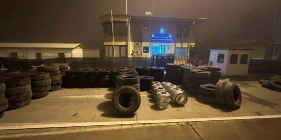 Şanlıurfa’da 2 milyonluk kaçak lastik operasyonu: 2 gözaltı