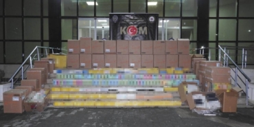 Şanlıurfa’da 43 bin paket kaçak sigara ele geçirildi