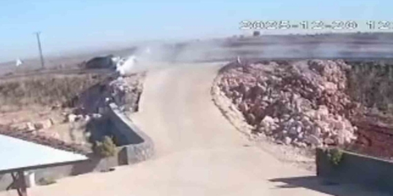 Şanlıurfa’da 5 kişinin yaralandığı kaza anı kamerada