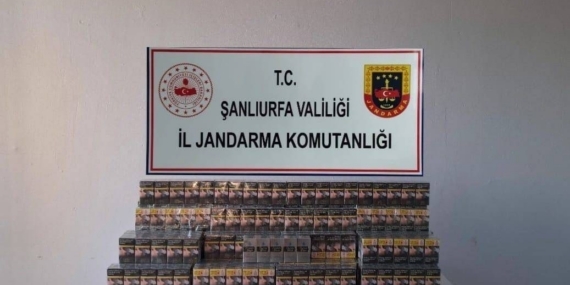Şanlıurfa’da 6 bin 820 paket kaçak sigara ele geçirildi