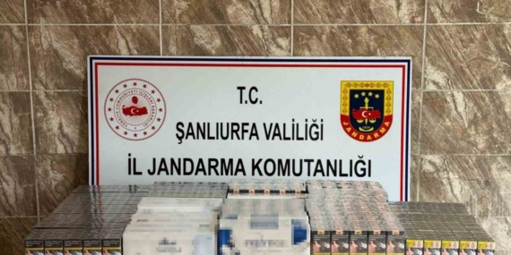 Şanlıurfa’da 7 bin 958 paket kaçak sigara ele geçirildi