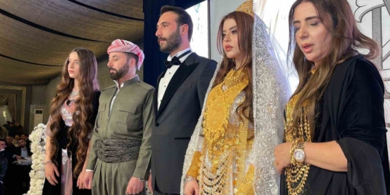 Şanlıurfa’da aşiret düğününde geline kilolarca altın takıldı