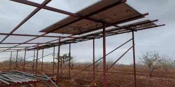 Şanlıurfa’da hırsızlar sisli havada güneş enerjisi panellerine dadandı