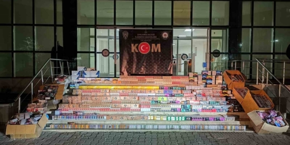 Şanlıurfa’da kaçak sigara operasyonu: 3 gözaltı