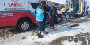 Şanlıurfa’da karlı yollarda doğum seferberliği