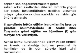 Şanlıurfa’da okullar yarın tatil
