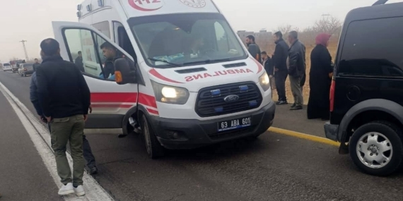 Şanlıurfa’da trafik kazası: 1 yaya ağır yaralandı