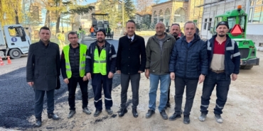 Saray Mahallesi’nde asfalt çalışmaları sürüyor