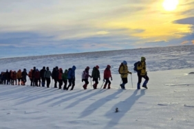 Sarıkamış şehitlerini dağcılar 3 bin rakımda andı