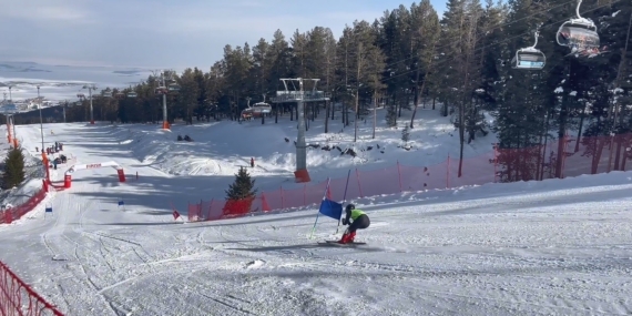 Sarıkamış’ta ’Uluslararası FIS Sarıkamış CUP’ heyecanı sürüyor