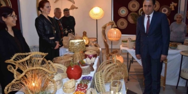 Şehit yakınları ve gazilerin el emeği ürünleri sergilendi