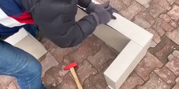 Sehpa içerisine zulalanmış 4 kilo uyuşturucu ele geçirildi