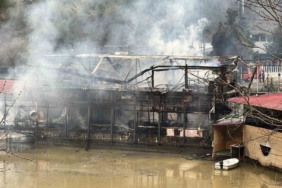 Sera Gölü’ndeki turistik işletmede yangın