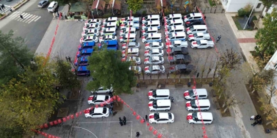 Siirt’te 68 araç kolluk kuvvetlerine teslim edildi