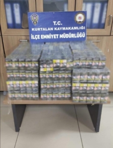 Siirt’te bir araçta bin 800 adet kaçak sigara ele geçirildi