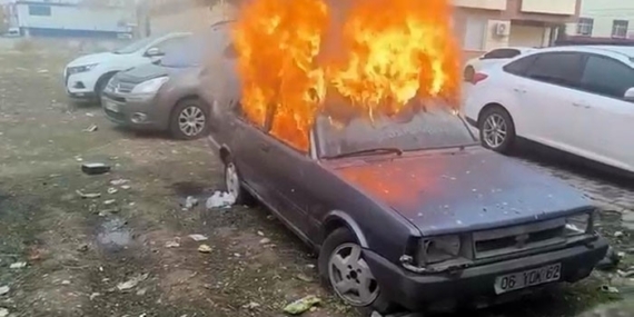 Siirt’te otomobil yakan iki çocuk ifadelerinin ardından serbest bırakıldı