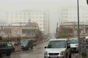 Siirt’te sis ve sağanak yağış etkili oldu