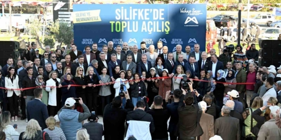 Silifke’de 3 projenin toplu açılışı yapıldı
