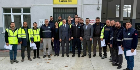 Sinop il özel idaresi personellerine ’teşekkür belgesi’