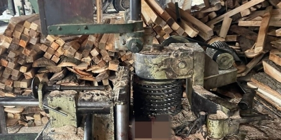 Sinop’ta iş kazası: Elini hızar makinesine kaptırdı