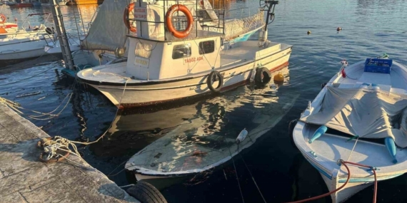 Sinop’ta kayık battı