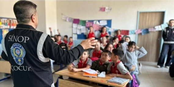 Sinop’ta öğrencilere ’güvenlik’ dersi