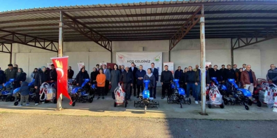 Sinop’ta üreticiye yüzde 100 hibeli makine desteği