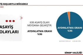 Sinop’un Kasım ayı bilançosu: 638 asayiş olayı, yüzde 96 aydınlatma