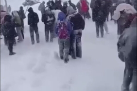 Şırnak okullar bölgesinde öğrenciler mahsur kaldı