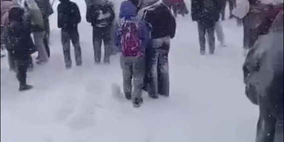Şırnak okullar bölgesinde öğrenciler mahsur kaldı