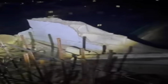 Şırnak’ta 7 katlı apartmana yıldırım düştü