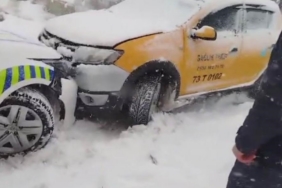 Şırnak’ta yoğun kar ve buzlanma zincirleme kazaya neden oldu