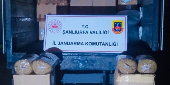 Siverek’te 3 tonun üzerinde kıyılmış tütün ele geçirildi